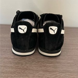 Puma Roma Black Suede